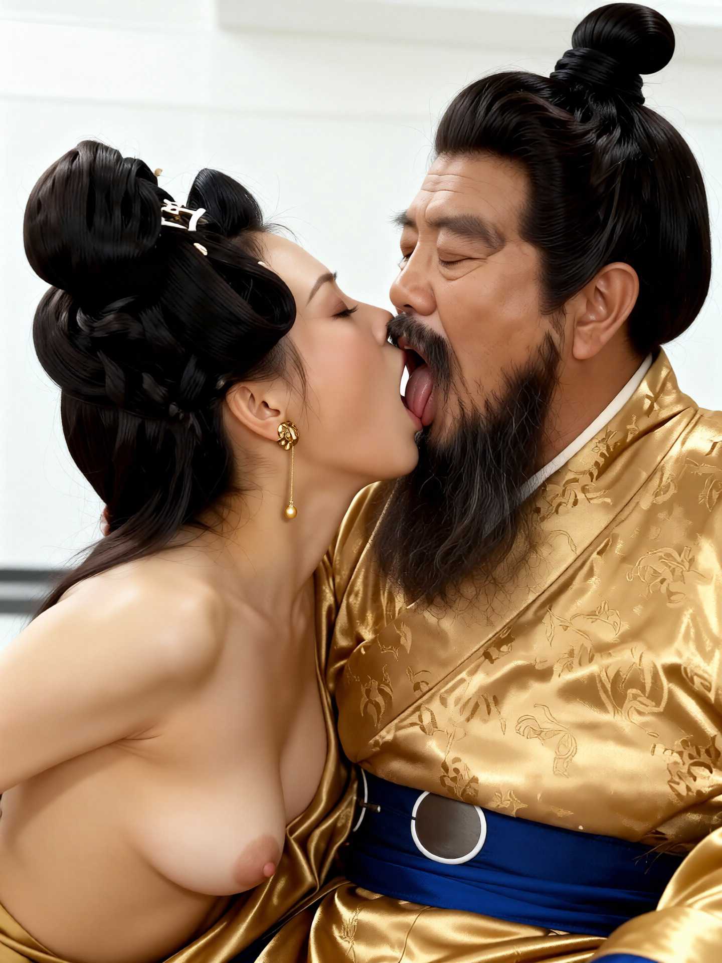 AI魔改三国 貂蝉婊子偷情吕布海报