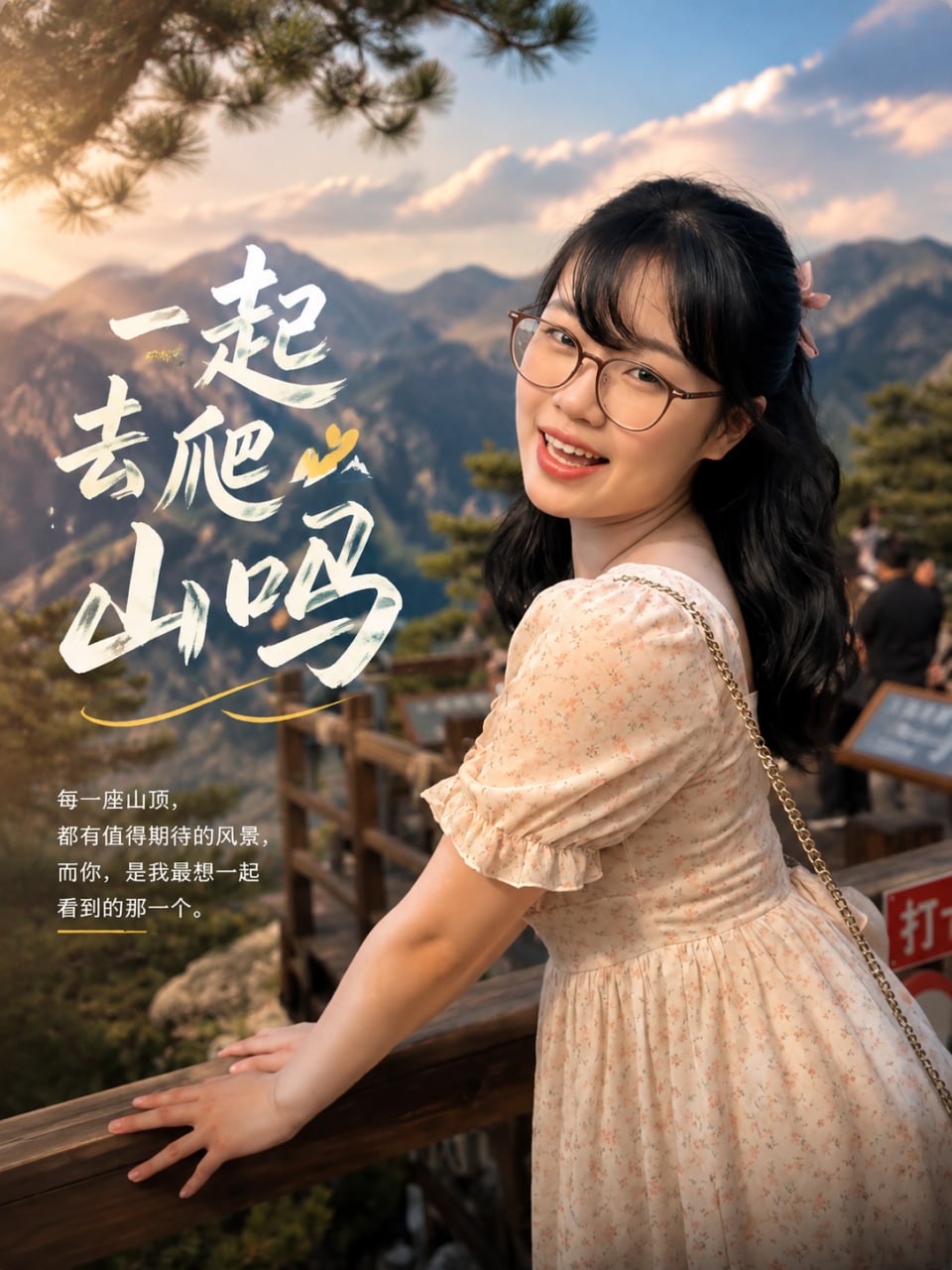 一起去爬山吗海报