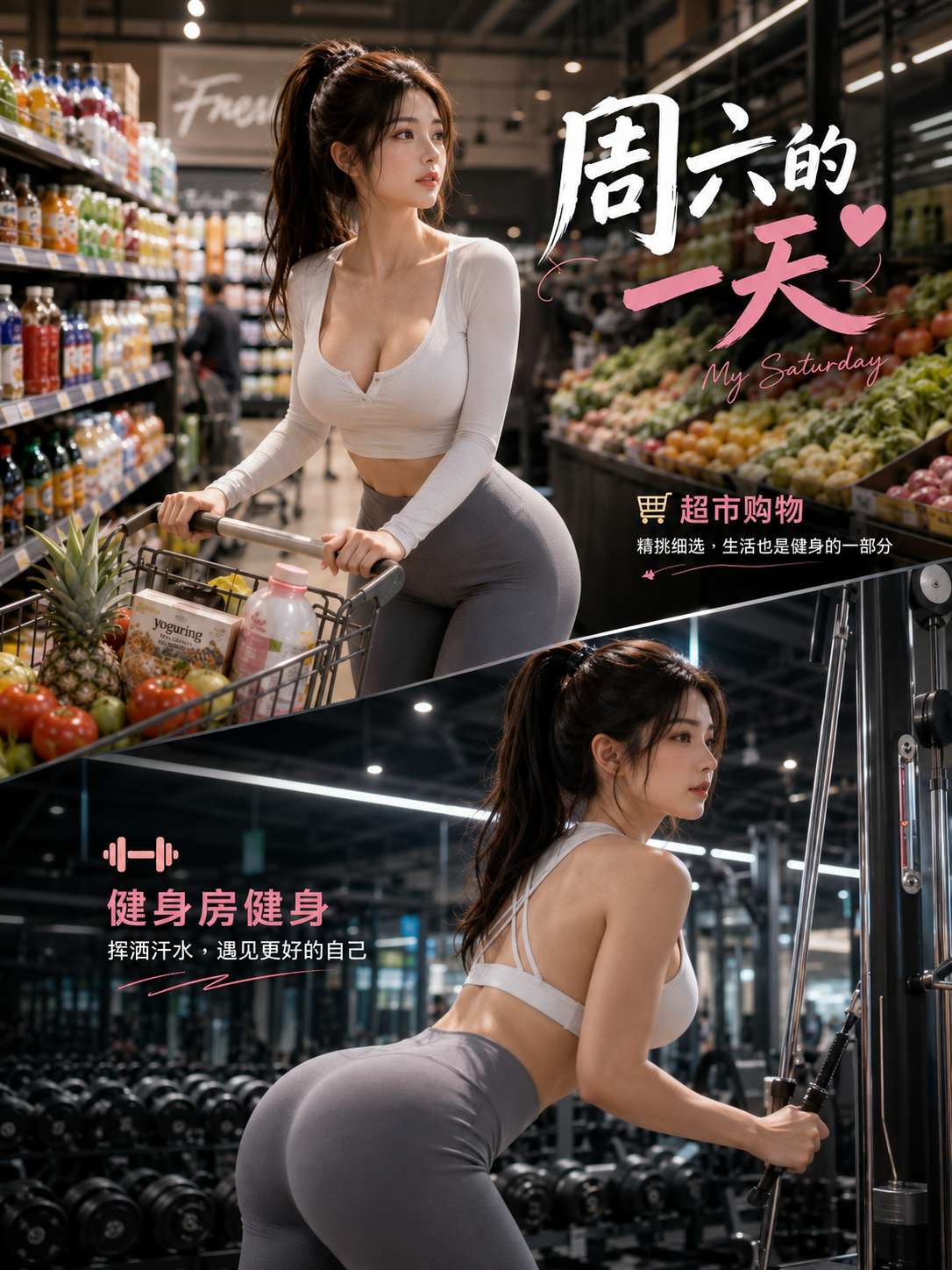周六的一天海报