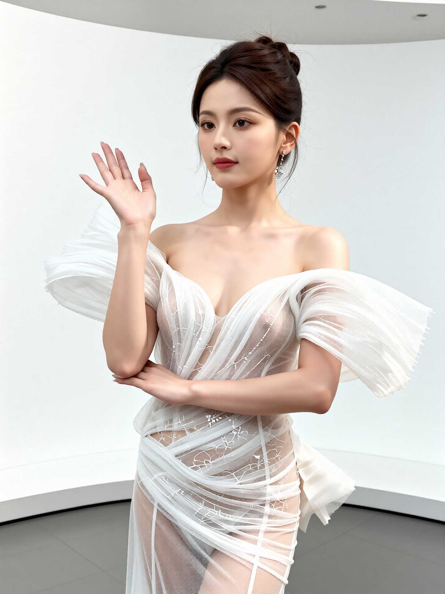 AI魔改杨超越 骚浪的超越妹妹红毯上骚穴奇痒难忍 需要抽插才能缓解海报