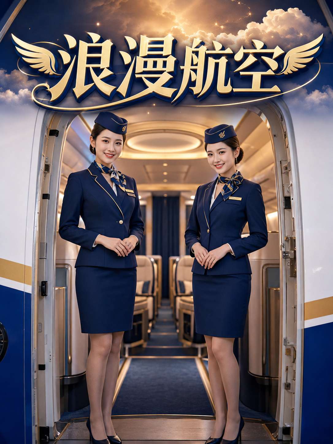 浪漫航空海报