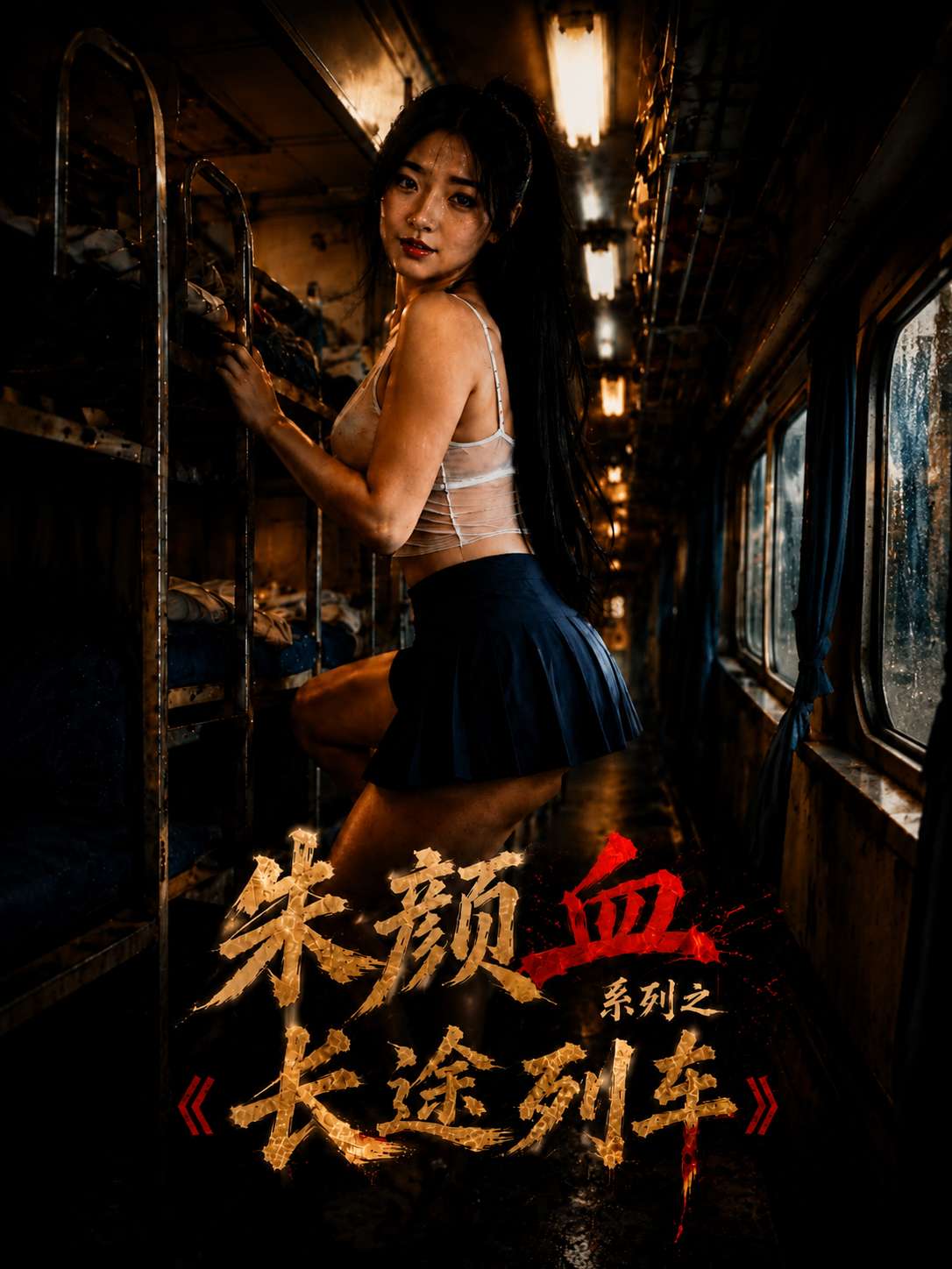 朱颜血系列之长途列车海报