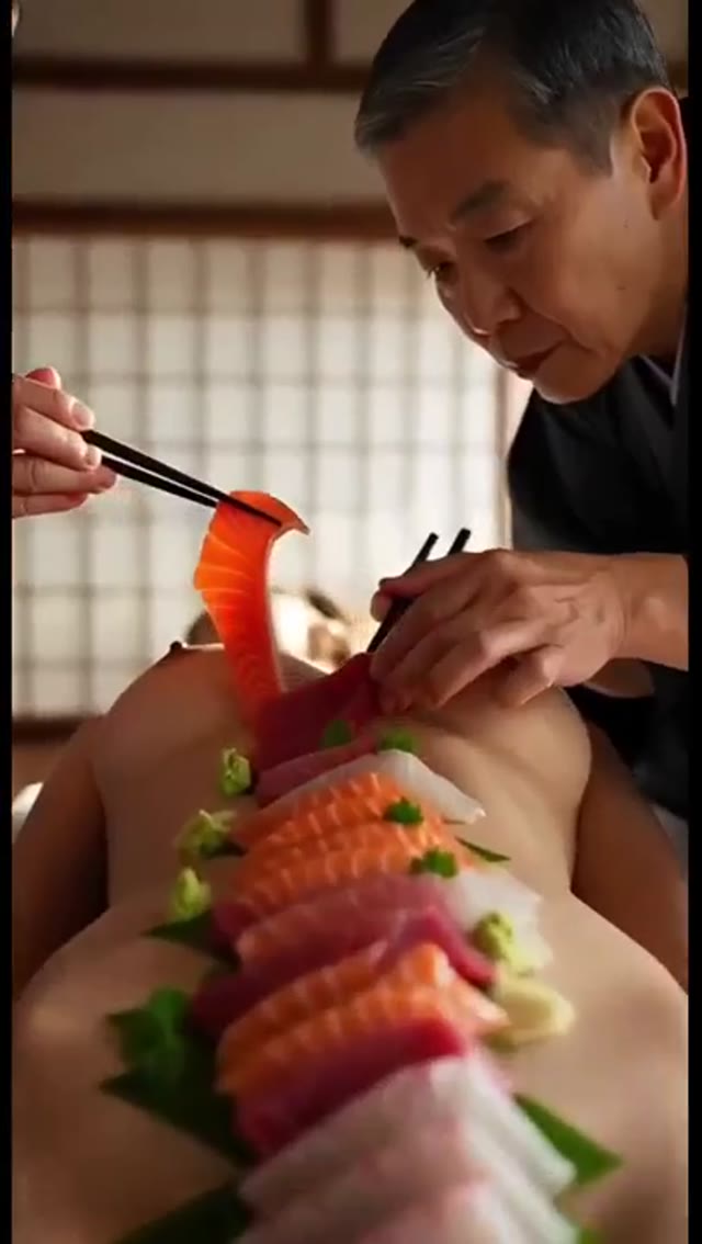 沉迷的少女