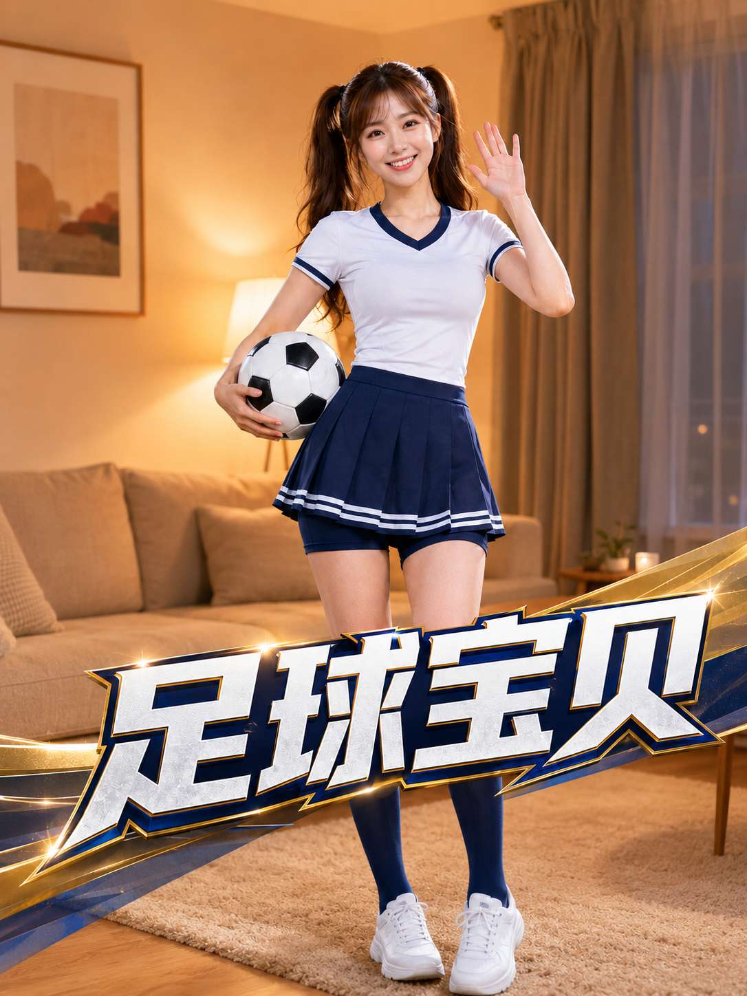 足球宝贝海报