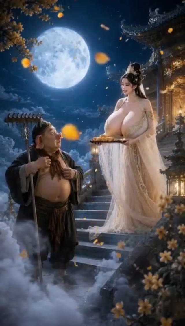 八戒与大奶嫦娥