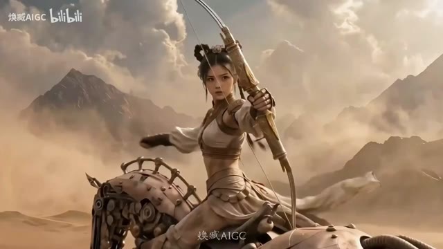 古风赛博版镖人《大漠龙珠》
